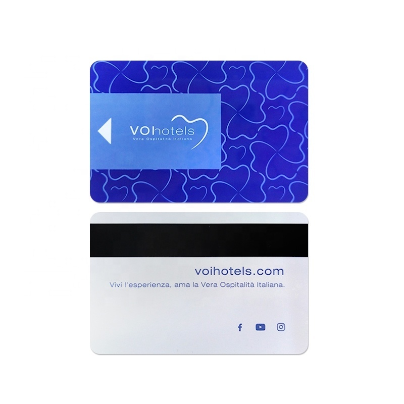 RFID NFC Hotel Key Cards Printable PVC Blank Magnetic Stripe Smart Card