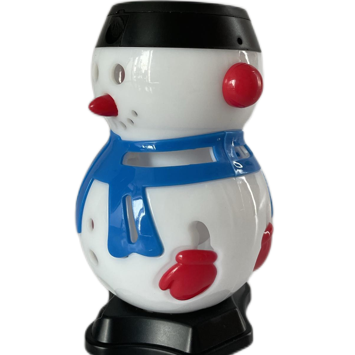 Shimmering Snowman Flicker Flame Lantern/ Christmas Lantern/ Snowman table top deco