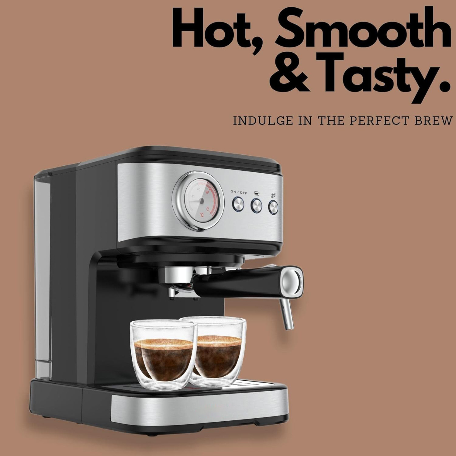 Cappuccino Latte Milk Foam Coffee Maker 1100w 15bar Automatic Espresso Coffee Machine For Home Use