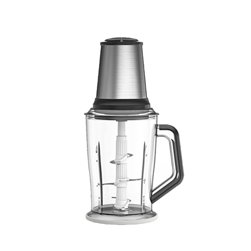 Stainless steel head 3 blades mini meat chopper big capacity 2L 2 speed electric food processor with Garlic accessories