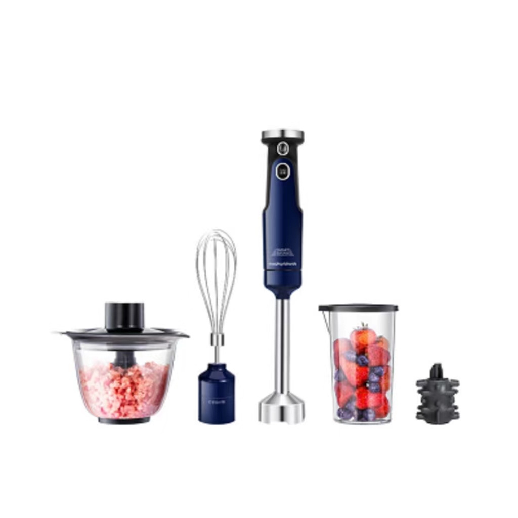 Powerful 600W Multifunctional Fast charge 3.5H Home use Hand Blender Chopper Whisk Grinder Set