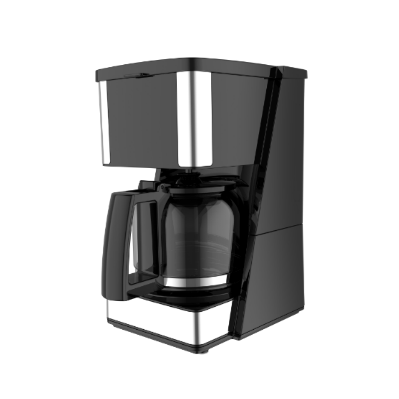 1.5L capacity Programmable Stainless Steel Drip Coffee Machine with Timer  Brew Strength Control Drip Coffee Maker