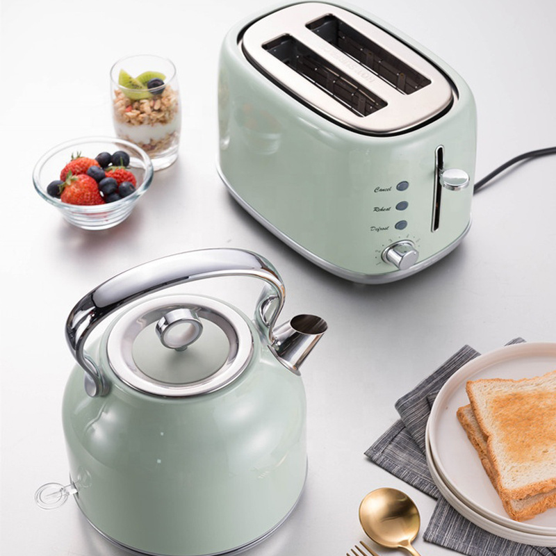 2022 Newest Multifunction Kitchen Small Appliances Electric Kettle And Toaster Set