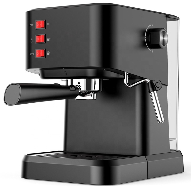 Customized LOGO 1.5L capacity electric coffee  maker machine family use espresso  and  Die-casting aluminum alloy boiler