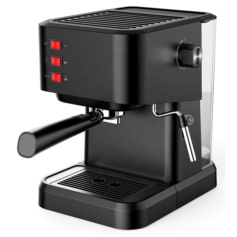 Customized LOGO 1.5L capacity electric coffee  maker machine family use espresso  and  Die-casting aluminum alloy boiler