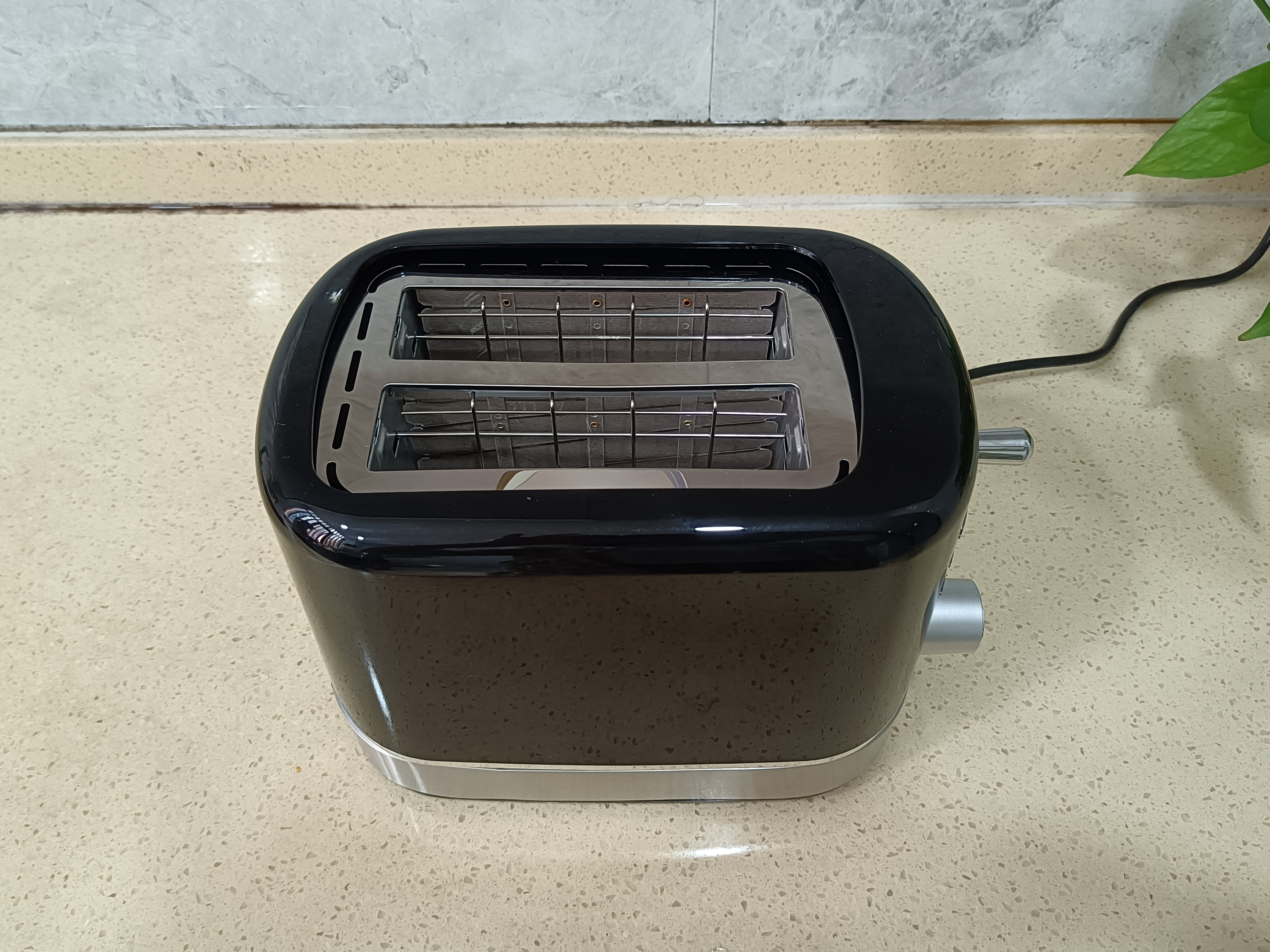 Household 2 Slice Slot Retro Design 3 Function 7 Level Bread Toaster