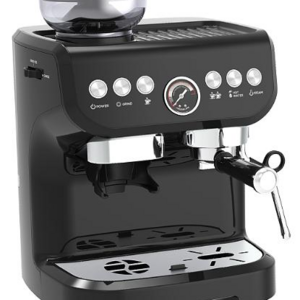 Household Multifunctional 15Bar 1450W Powerful Espresso Coffee Machine Milk Frothing with Grinder Electric Coffee Maker