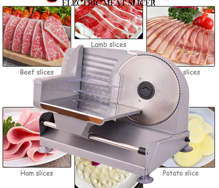 Hotel Restaurant Kitchen Catering Equipment Semi-automatic Commercial Used Electric Frozen Meat Slicer