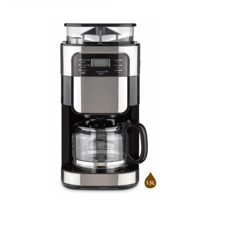 1.5L Water Tank Home Office Conical Grinder Coarse to Fine Espresso Coffee Machine 1000W Bean to Cup Coffee Maker