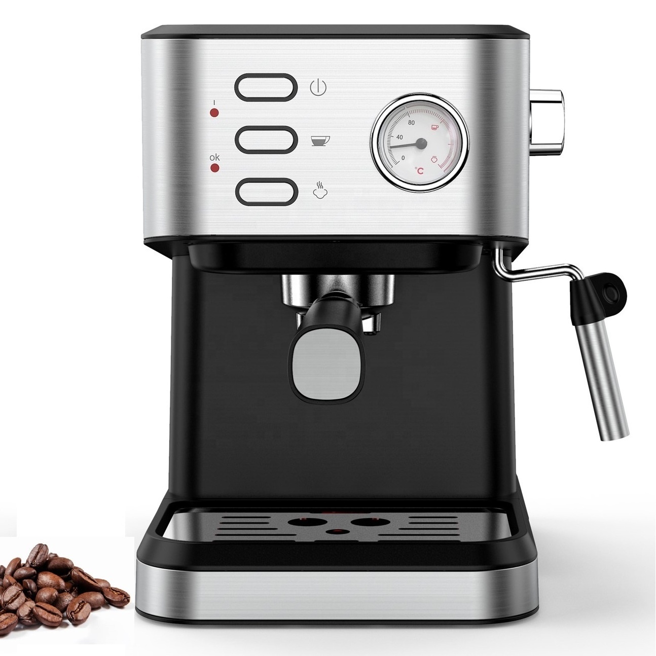 Best Selling 15 Bar Italy Pump Coffee Machine Espresso Cappuccino Maker Espresso Machine For Cafe