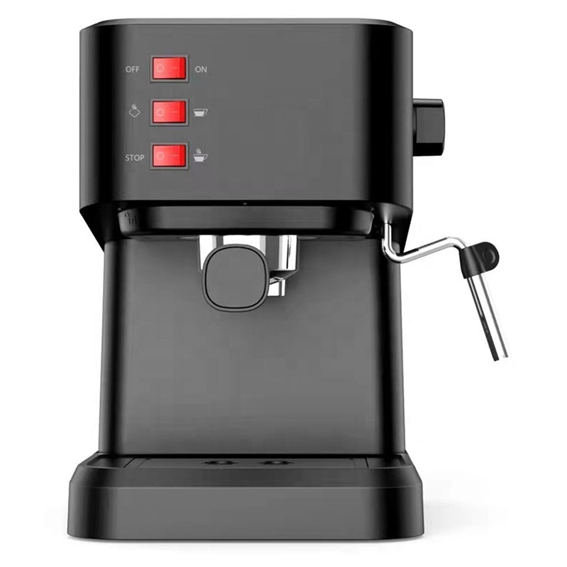 Customized LOGO 1.5L capacity electric coffee  maker machine family use espresso  and  Die-casting aluminum alloy boiler