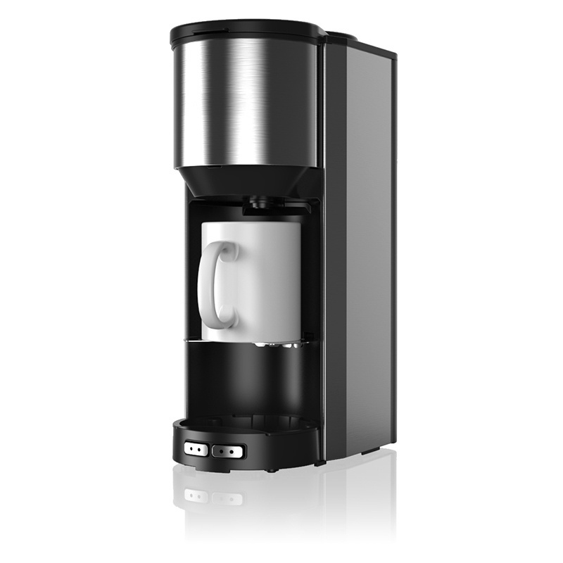 Touch Control Automatic 0.5L One Cup Grind And Brew Stainless Steel Bean to Cup Drip Coffee Maker