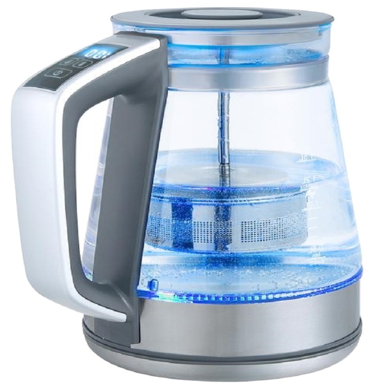 1.7L/1500W Temperature Control Auto Shut-off Keep Warm Function Boil Dry Protection Water Boiler Teapot Glass Tea Kettle