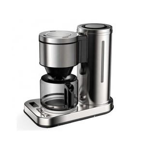 Best Quality Electric 10 Cups LCD Screen Italian Brew System Stainless Steel  Mini Drip Coffee Maker