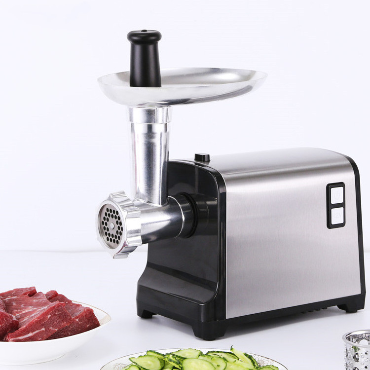 Multi-function 1200W Stainless Steel Blade Exchangeable 3 Cutting Plates Electric Meat Grinder