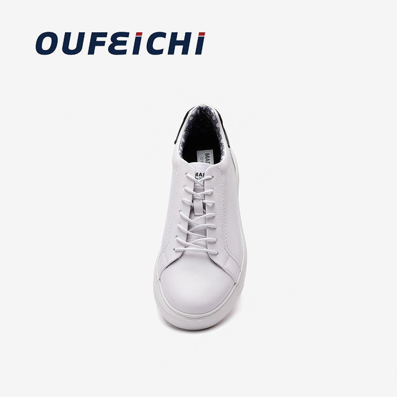 OEM Manufacturers Original Customized Logo PU Leather Casual Shoes Design Skateboard Shoes For Men