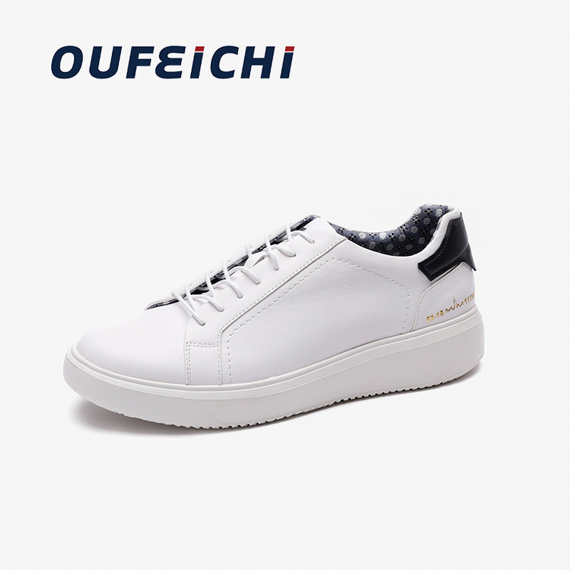 OEM Manufacturers Original Customized Logo PU Leather Casual Shoes Design Skateboard Shoes For Men