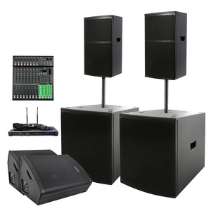 Accuracy Pro Audio WHN15-COMBO Family stage studio Professional Portable PA active power speaker equipment system