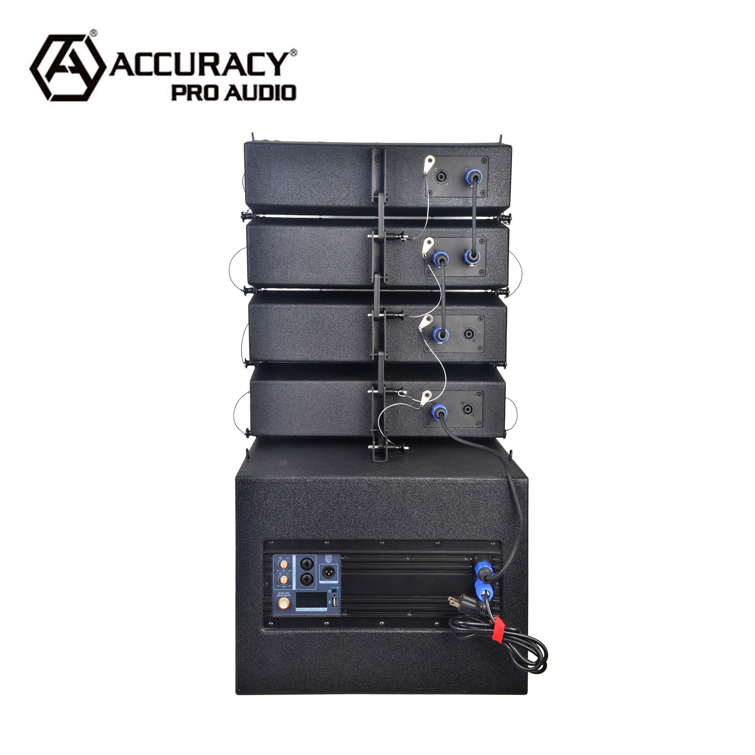 Accuracy Pro Audio LA615D 1400W professional outdoor sound box Power Speakers active line array speaker pa system