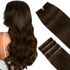 Wholesale 100% Natural Human hair extensions tape hair invisible tape hair extensions