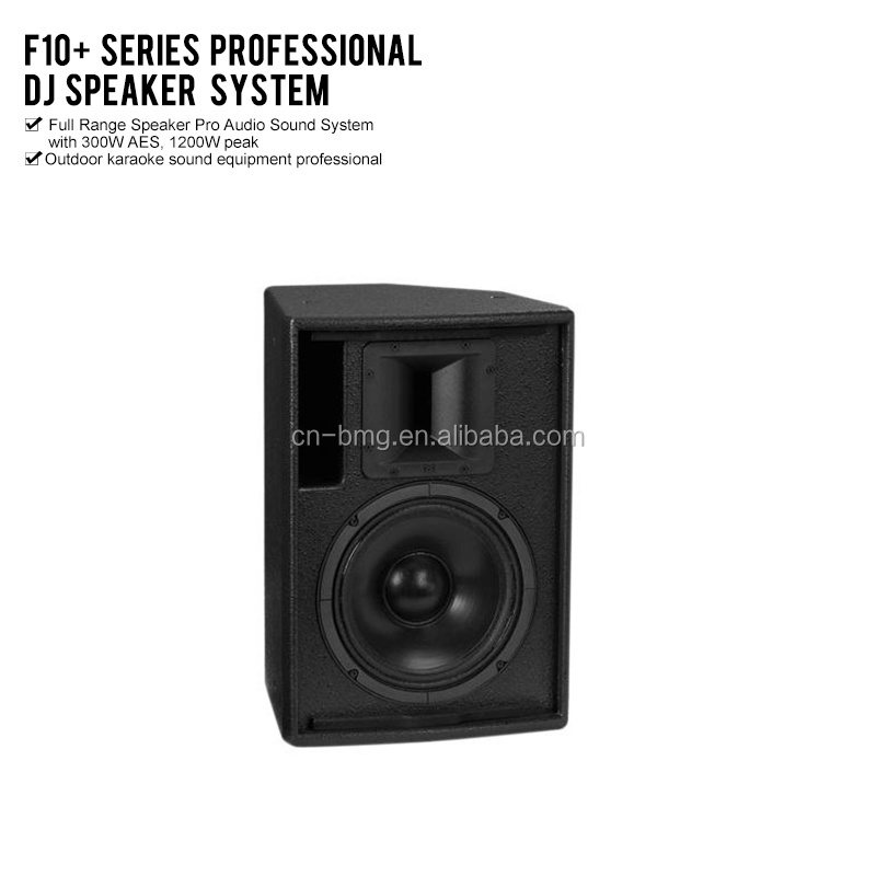 Professional Audio speakers F10+ professional speaker with new design and big power speaker 10 inch 8 ohm F10 sound system