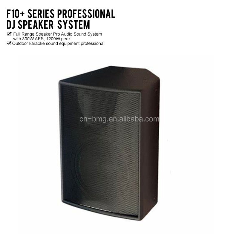 Professional Audio speakers F10+ professional speaker with new design and big power speaker 10 inch 8 ohm F10 sound system