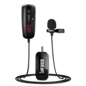 Wireless Collar Clip Radio Microphone Mobile Phone Live Network Class Outdoor Interview UHF Microphone