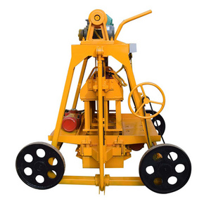 Manual Brick Making Machine Qt4-45 hollow Concrete Block Machine Brick Factory