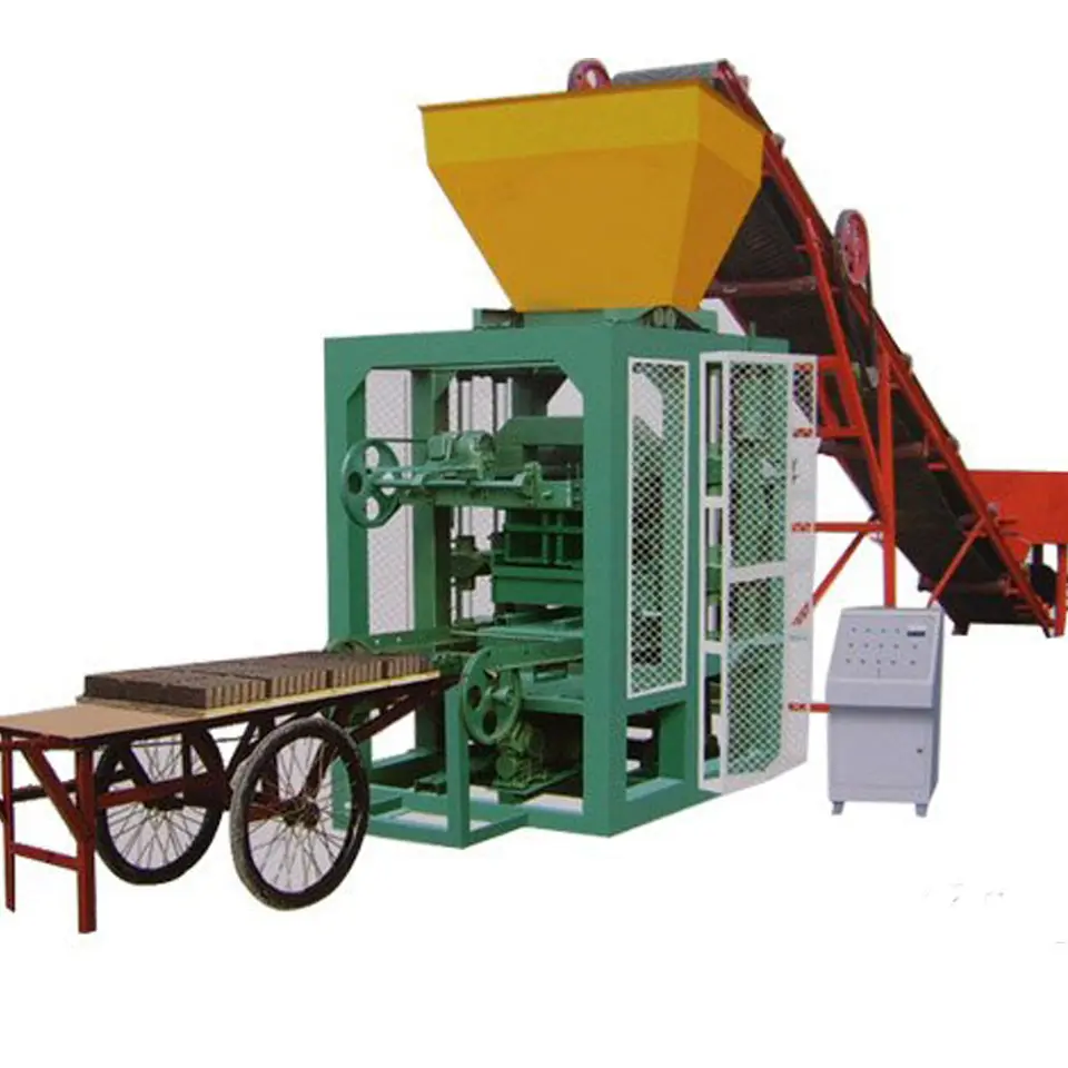 Diesel Concrete Block Making Automatic Brick Moulding Machine