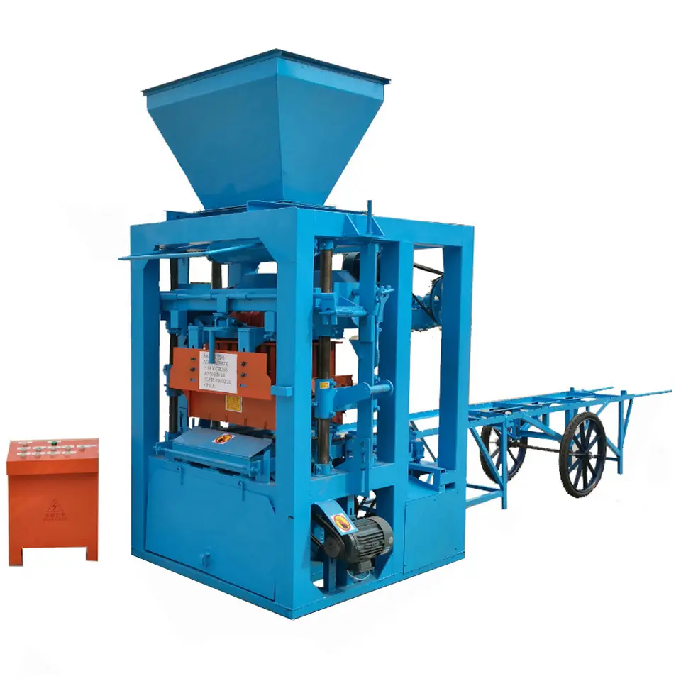 Diesel Concrete Block Making Automatic Brick Moulding Machine