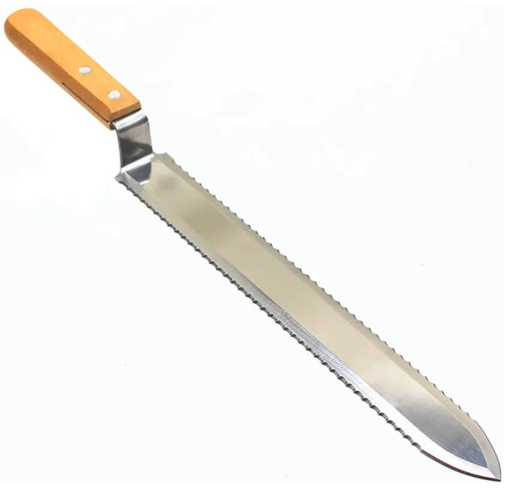 Beekeeping Honey Uncapping Knife Serrated Beekeeping Knife Uncapping Serrated Knife