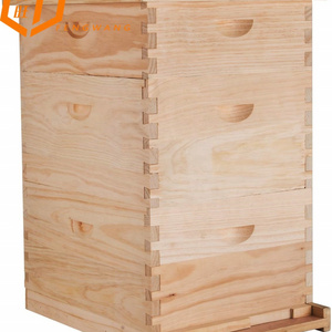 Beekeeping Equipment Langstroth Wooden Bee Hives Box with Metal Roof Beehive Box Honey Box