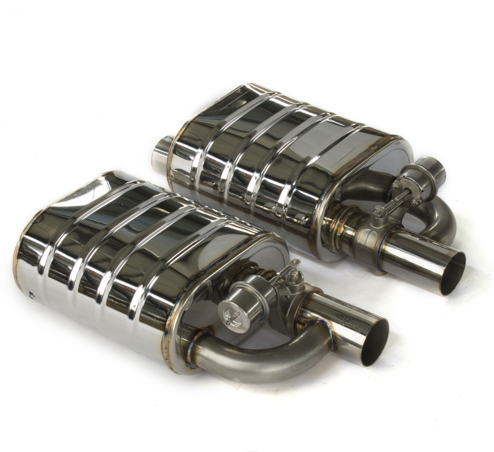 High Performance Sound Valves Voice Muffers Titanium Carbon Fiber Tips Exhaust Muffler for Racing Cars For Sale