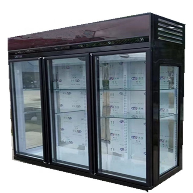 Flower Display Cooler Refrigerator Fresh Keeping Chiller with sliding Glass Door for Florist