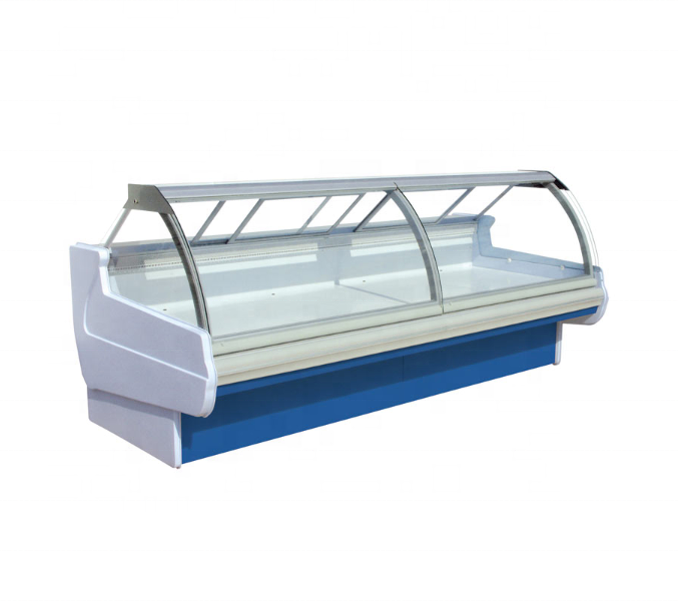 commercial deli display chiller refrigerator fish display case for store/shop/supermarket