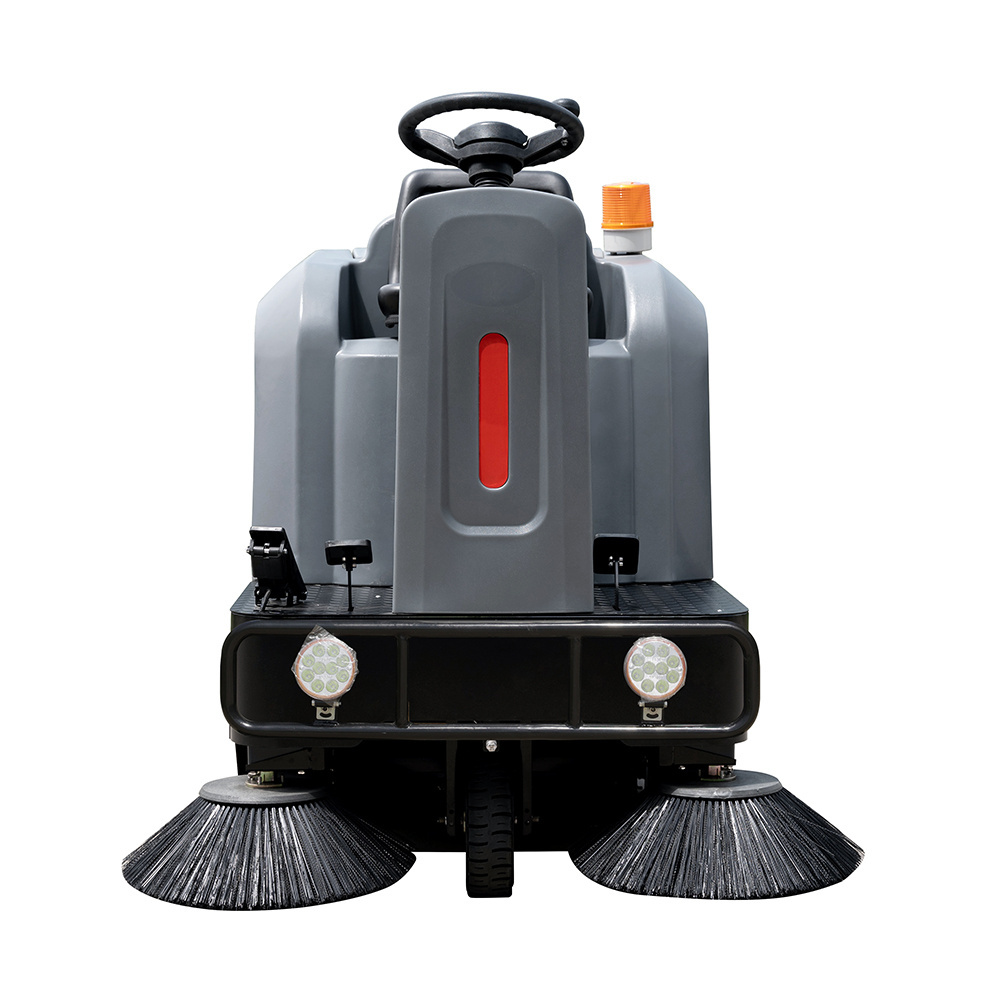 High Performance Durable Artificial Grass Rotary Brush Belt Street Road Floor Sweeper Machine