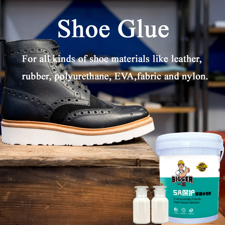 BIGGER high quality water based PU rubber adhesive glue for shoes industry