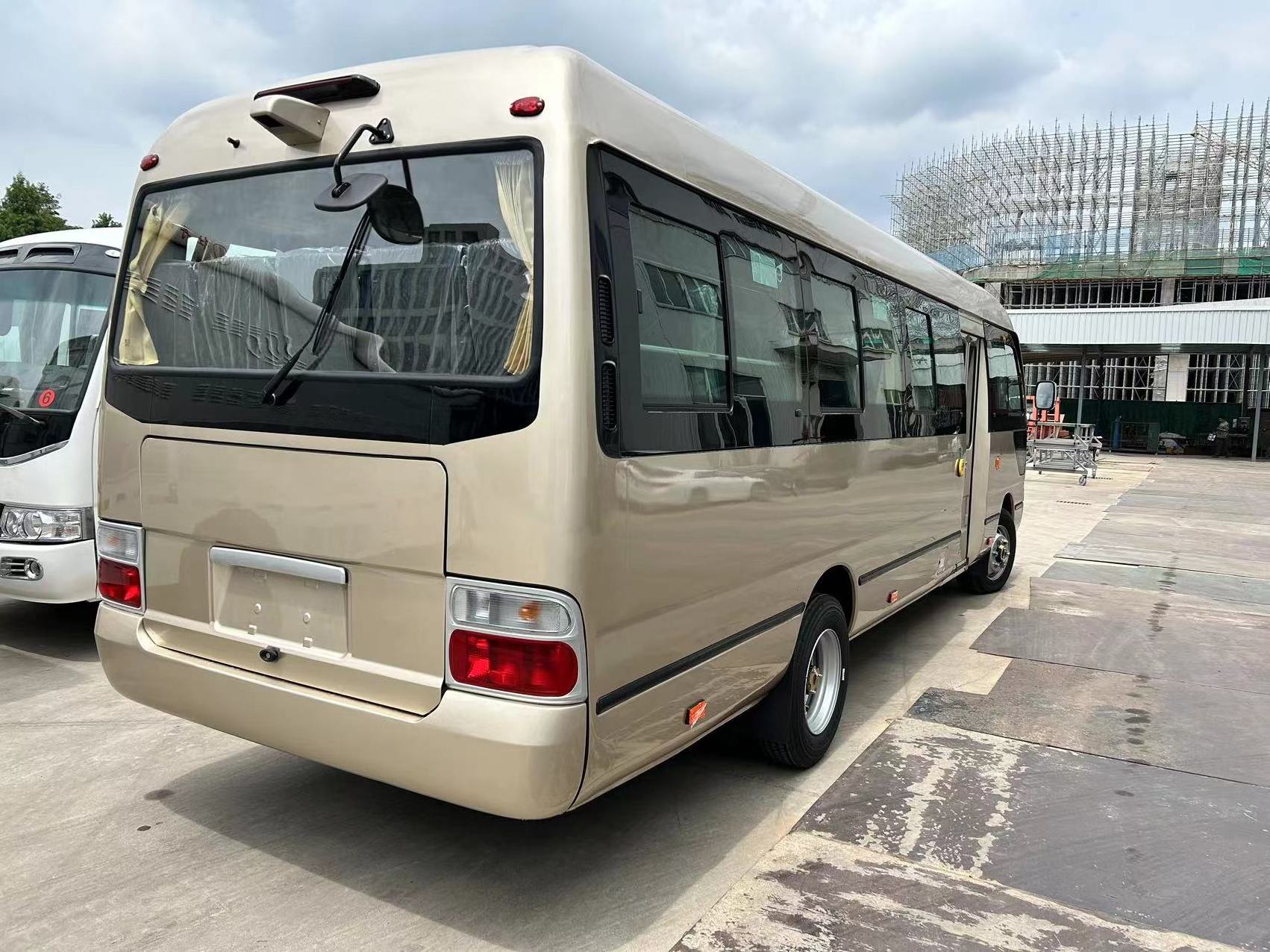 Luxury 30 seats LHD/RHD diesel mini coaster new bus for sale