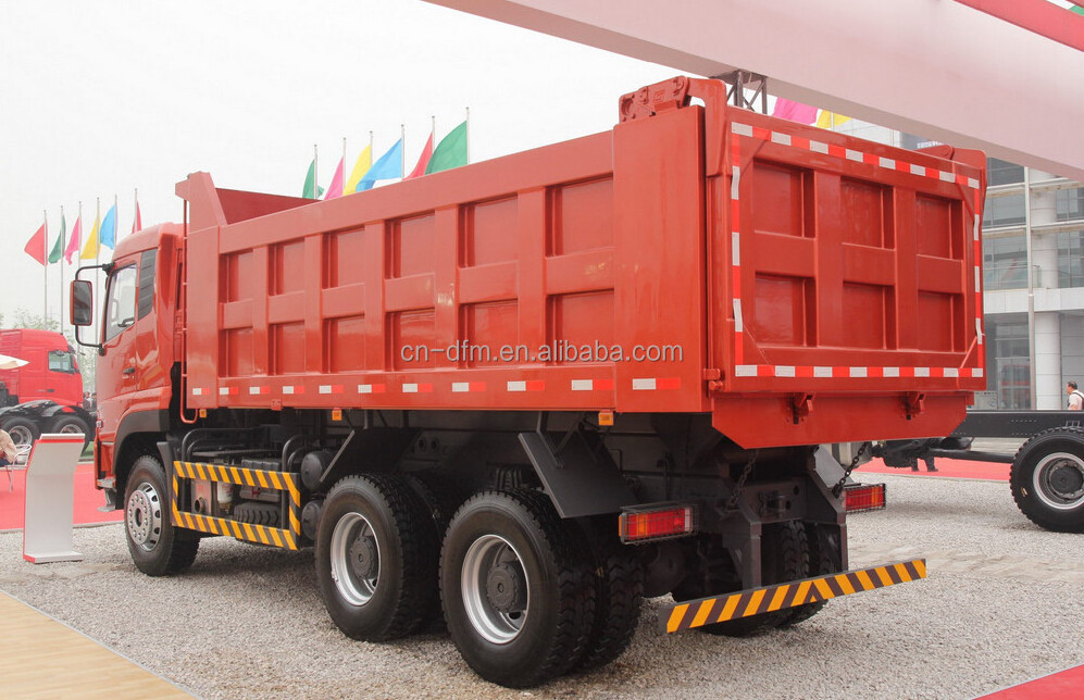 6x4 Dongfeng Tipper Truck for sale 375HP hot in Zambia market