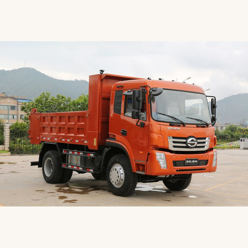 8-12 ton SOJEN Light Dump Truck Small Tipper Truck 6 Wheel Dump Truck