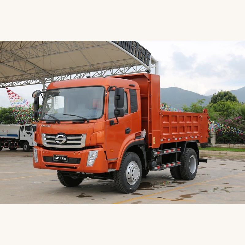 8-12 ton SOJEN Light Dump Truck Small Tipper Truck 6 Wheel Dump Truck