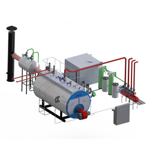 EPCB Textile Mill Use 6 Ton Oil Fired Steam Boiler with Corrugated Furnace