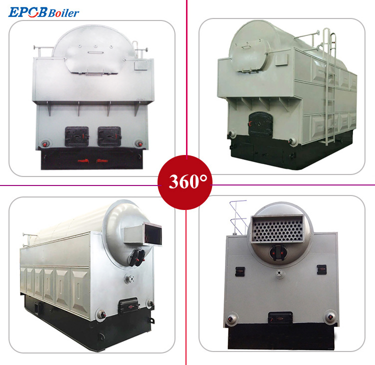 EPCB 0.5 to 6 ton per hour Manual Type Wood Chips Biomass Pellet Coal Fired Industrial Steam Boiler