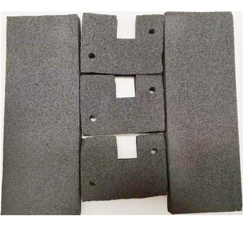 Custom die cutting or laser cutting insulated foam gasket