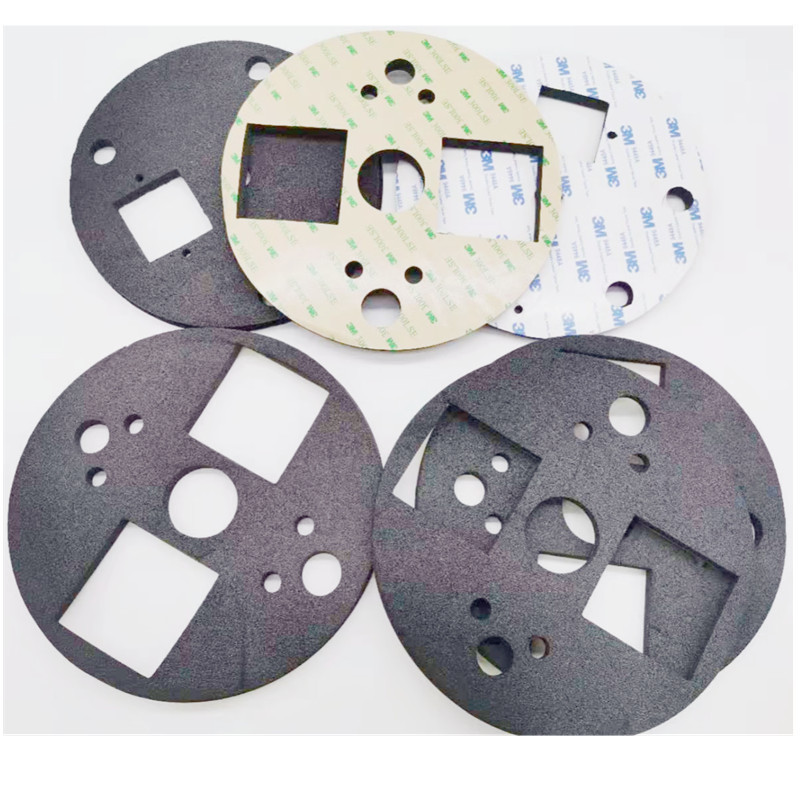 Custom die cutting or laser cutting insulated foam gasket