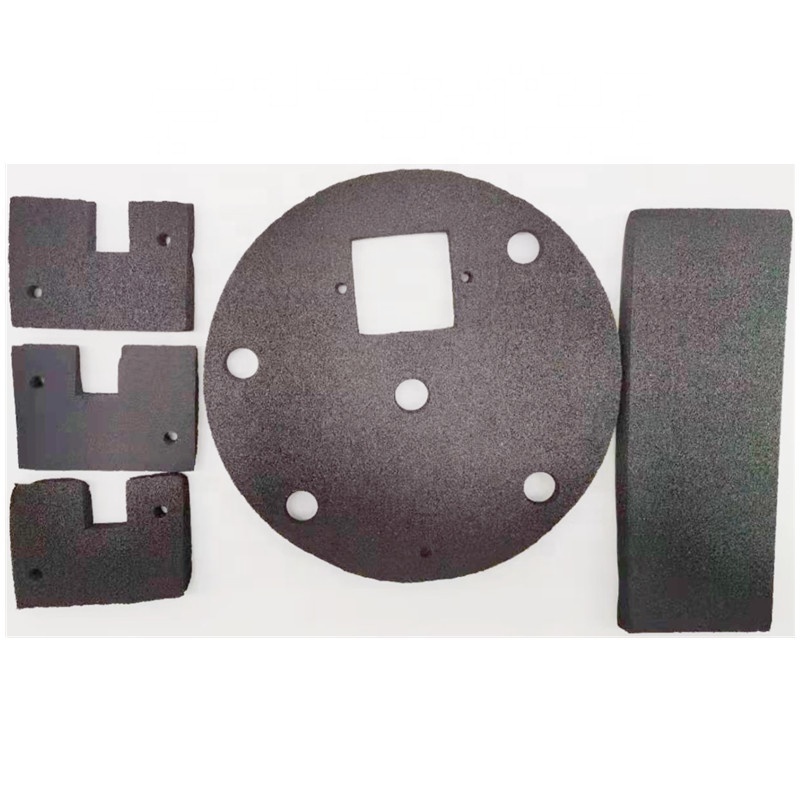 Custom die cutting or laser cutting insulated foam gasket