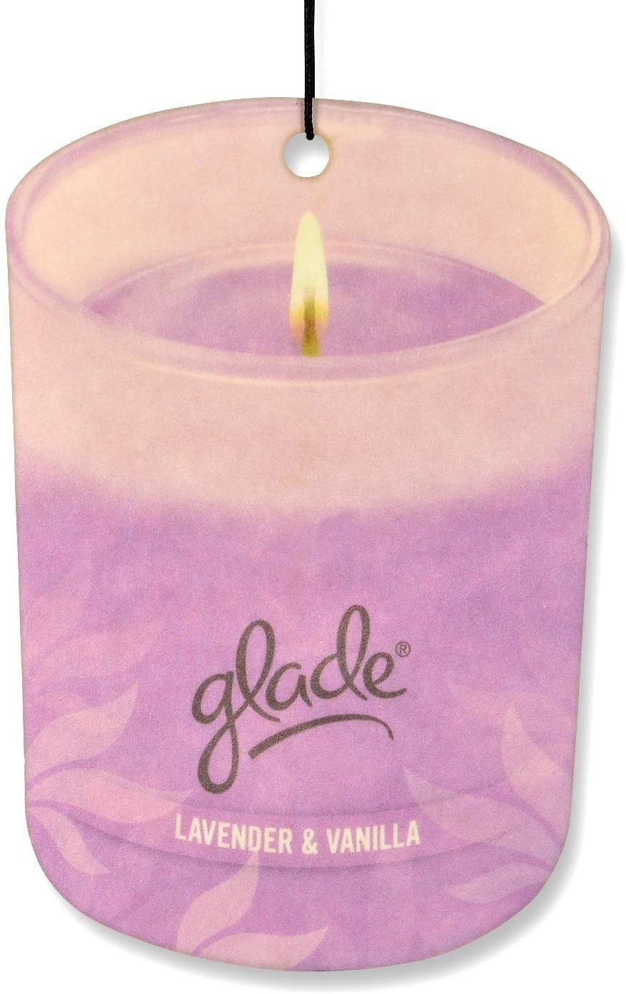 Glade Car Air Freshener 6-PACK Candle Design Glade Air Freshener