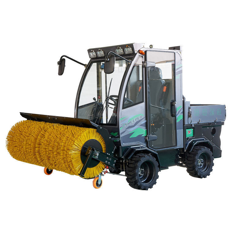 Big size 340x140x208cm Four Wheel Driving Snow Sweeper All gear drive Tractor 3 in 1 Snow Blower