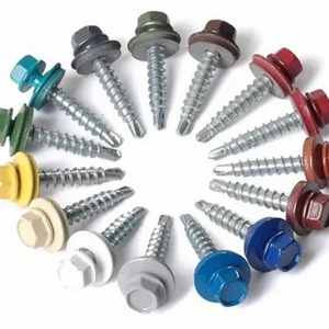 Hex Head Self Drilling Screws with Color Painted Head