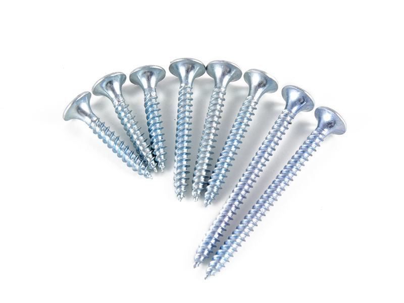 4.2 x 100mm Box 100 Blue White Zinc Plated Fine Thread Drywall Screw with Phillips Bugle Head